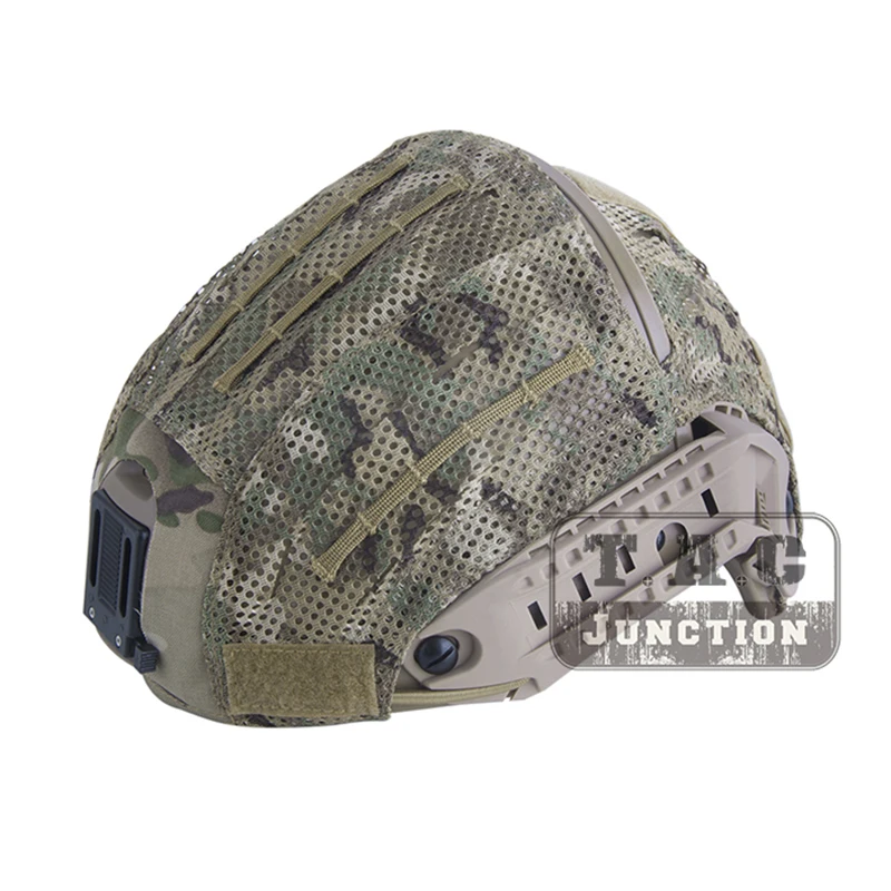 Tactical Helmet Cover With Hook and Loop Universal For CP Helmet Camo