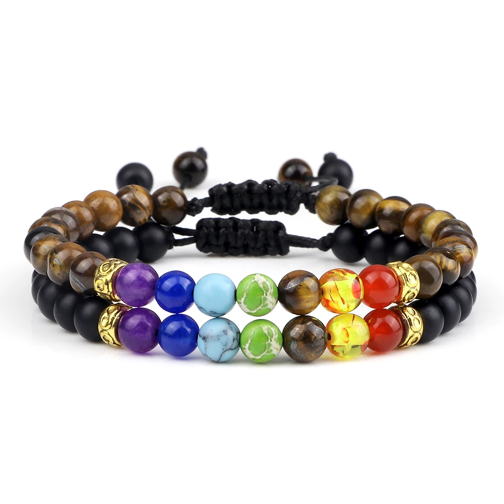 2Pcs/Set 7 Chakra B…
