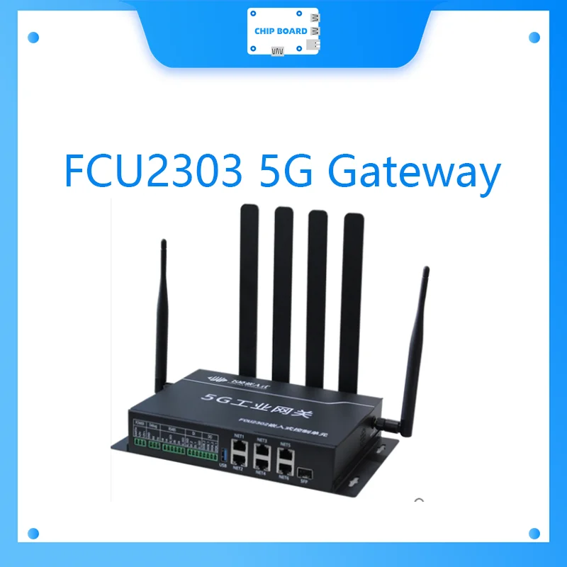 

FCU2303 5G Gateway Embedded 5G Industrial Gateway Intelligent Internet of Things 6 Gigabit and 1 Gigabit Ethernet Port