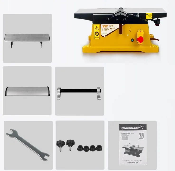 Multifunctional Woodworking Planer Table-type Woodworking Planer Household electric bench planer
