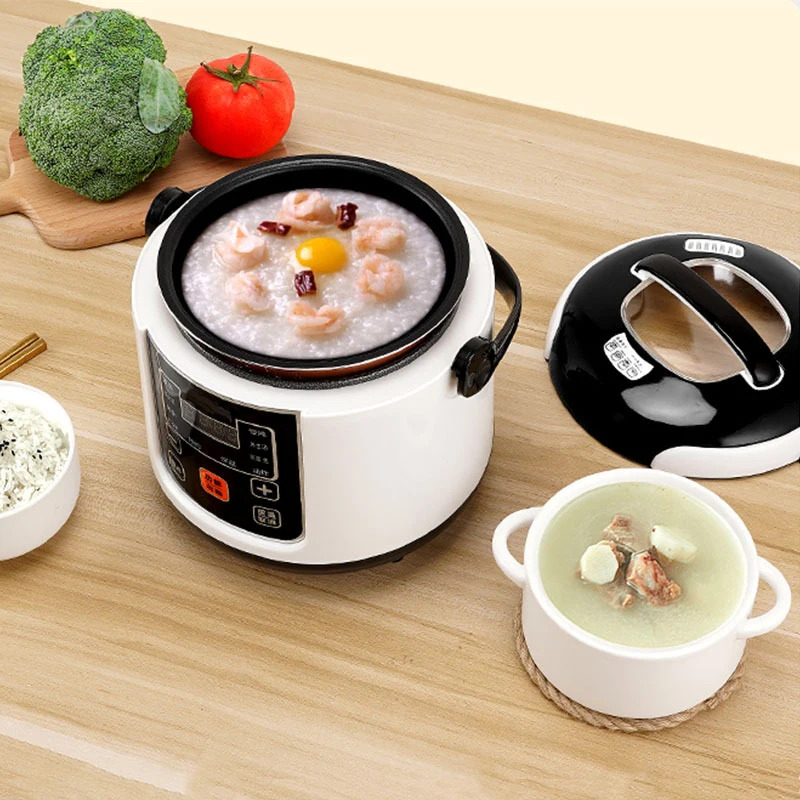 12V 24V Electric Rice Cooker Car Truck Multicooker Soup Porridge Cooking Food Steamer 2L Electric lunch box Home Rice Cookers