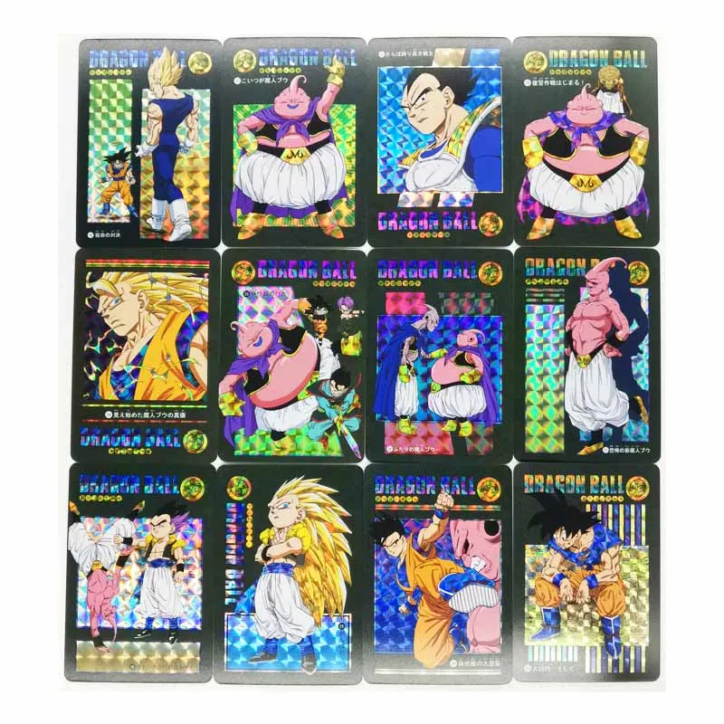 54pcs/set Dragon Ball Z GT Stormy Situation No.6 Super Saiyan Heroes Battle Ultra Instinct Goku Vegeta Game Collection Cards