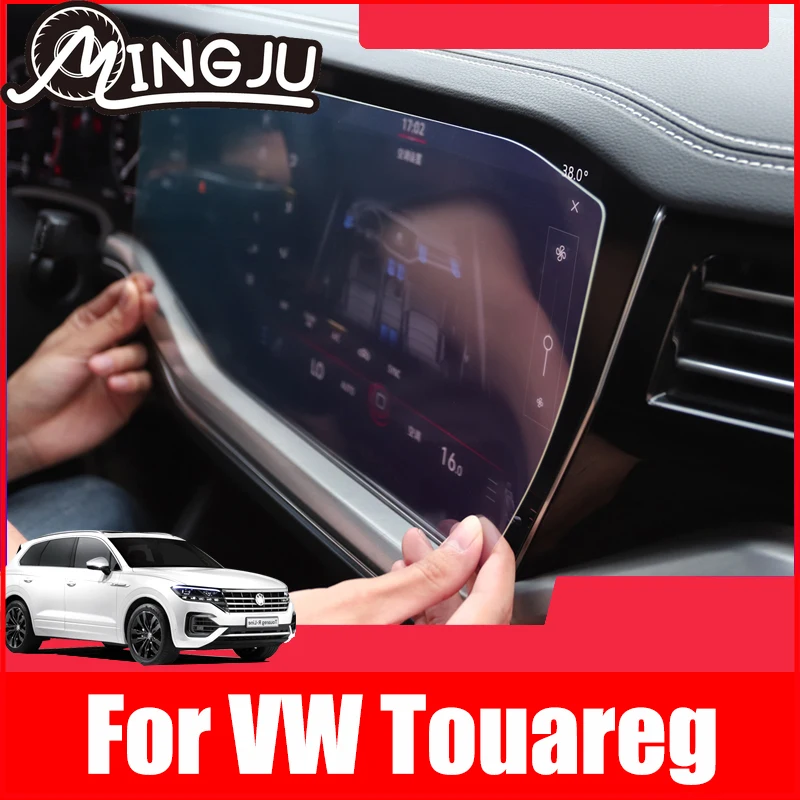 

Navigation Screen Film Cover LCD Display Screen Cover Dashboard Panel Digital Cockpit For Volkswagen VW Touareg 2019 2020 2021