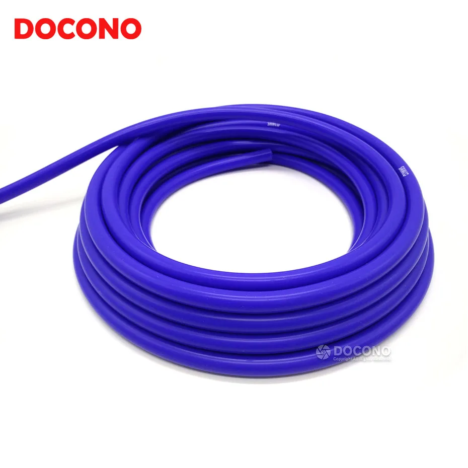 Uniwersalny 3mm/4mm/6mm/8mm silikonowa rura ssawna wąż rurki silikonowe niebieski czarny czerwony żółty — zdjęcie 4