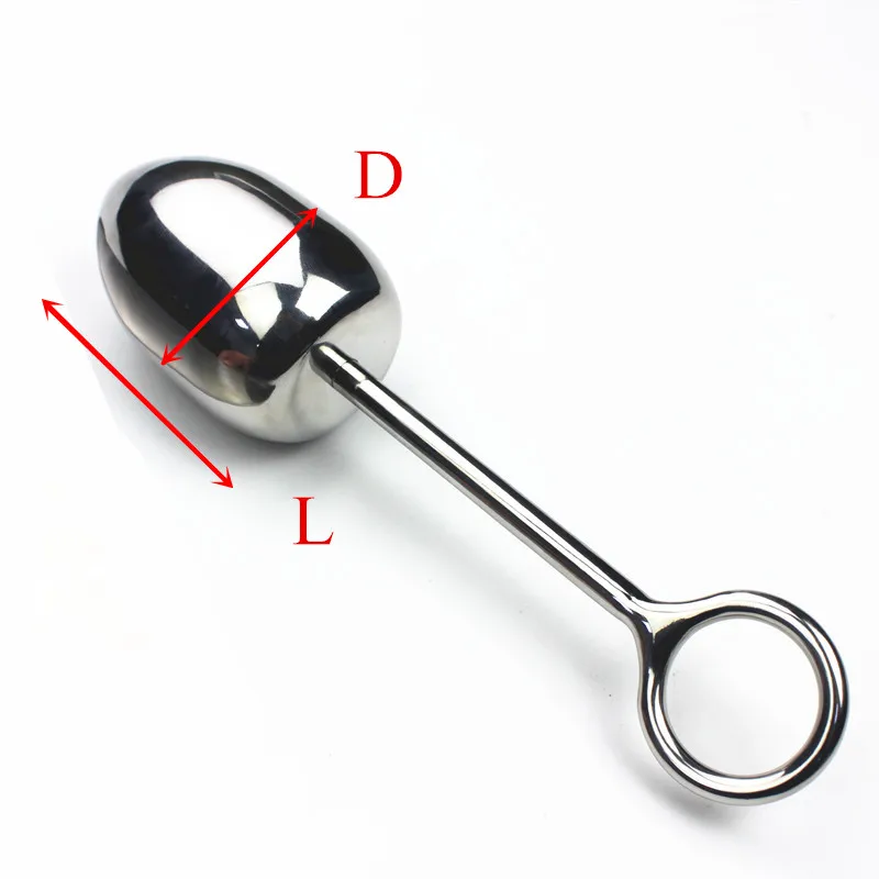 10 Size Solid Anaal Plug Anus Dilatator Anale Dilatatie Anale Butt Stopper Rvs Achtertuin Plug Ballen Anale Sex Toys HH8-65