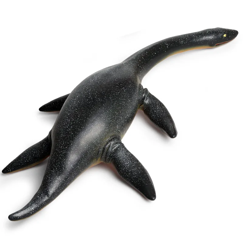 51CM Large size ocean Prehistoric sealife animals Model Mosasaurus kids Soft gelatin learning toys for children