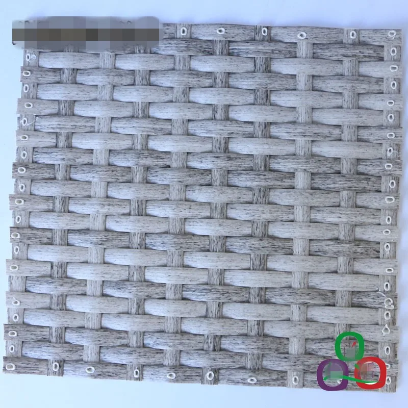 

500G Gray Gradient imitation Flat Synthetic Rattan Weaving Raw Material Plastic Rattan For Knit And Repair Chair Table Etc