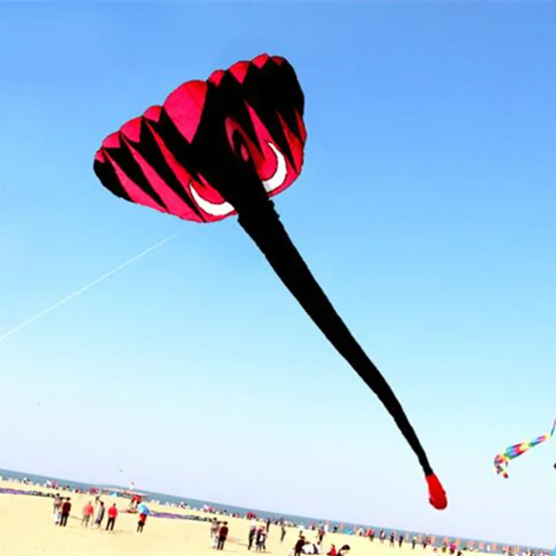 

free shipping large elephant kite inflatable octopus kite nylon fabric panda kites for adults kites reel parapente paraglider 3d