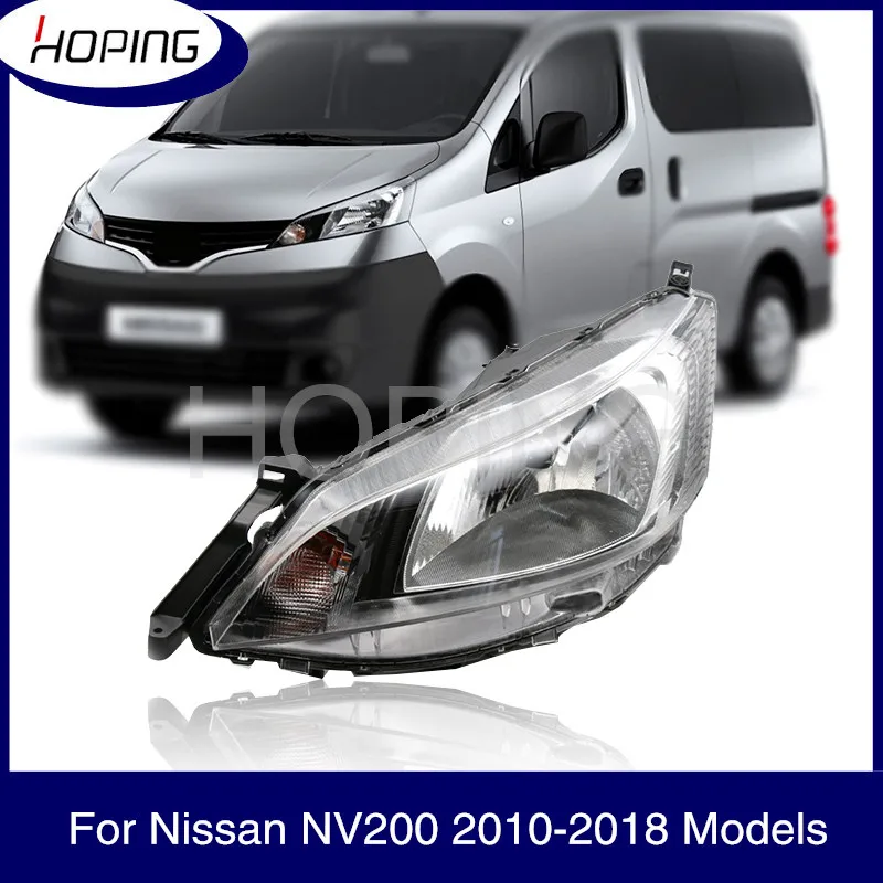 HOPING 1PCS  Front Bumper HalogeHead Light Assy For Nissan NV200 2010 2011 2012 2013 2014 2015 2016 2017 2018  Headlamp Sub-Assy