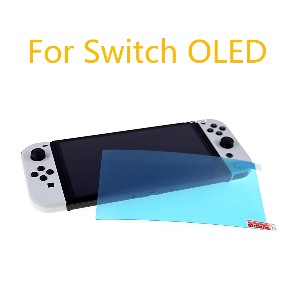 100pcHD Protective Film Guard for Nintendo Switch OLED Transparent Anti-scratch Protective Film screen protector for switch Oled