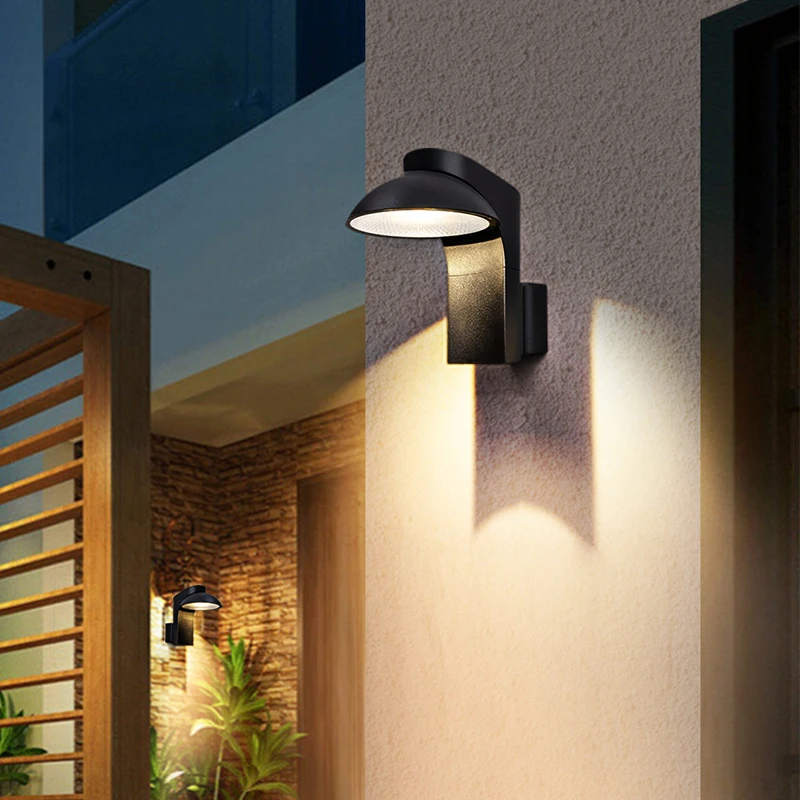 Outdoor Waterproof Wall Lamp Terrace Led Super Bright Aisle Stairs Simple Outdoor Wall Courtyard Lamp Villa Courtyard Balcony