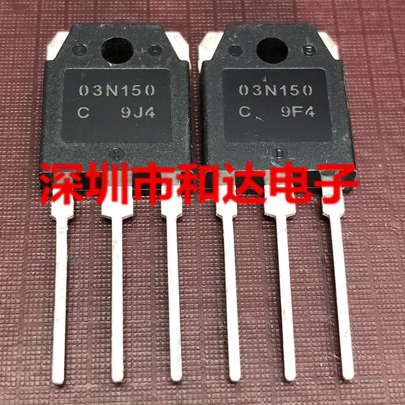 2pcs NEW 03N150 NDTL03N150CG TO-3P 1500V 2.5A