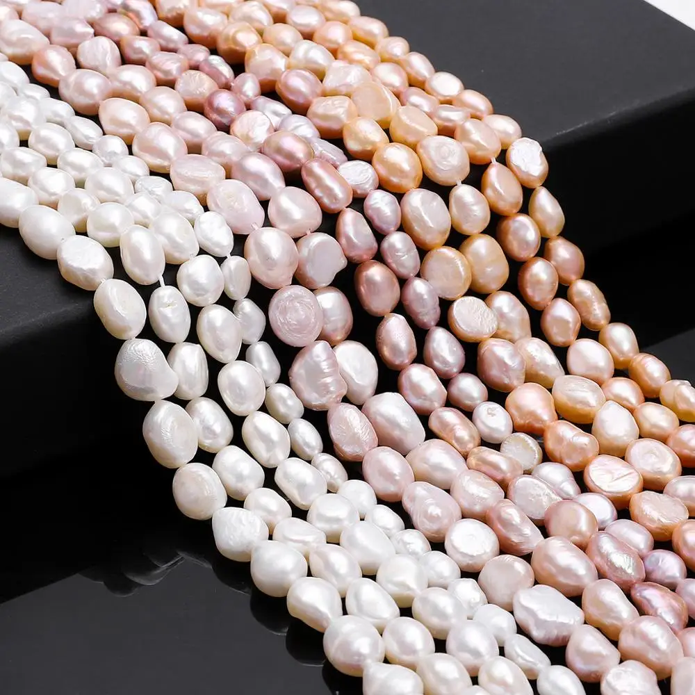 30-40pcs/lot White Pink Purple Natural Freshwater Cultured Pearls Irregular Beads For Women DIY Jewelry Making Necklace Bracelet