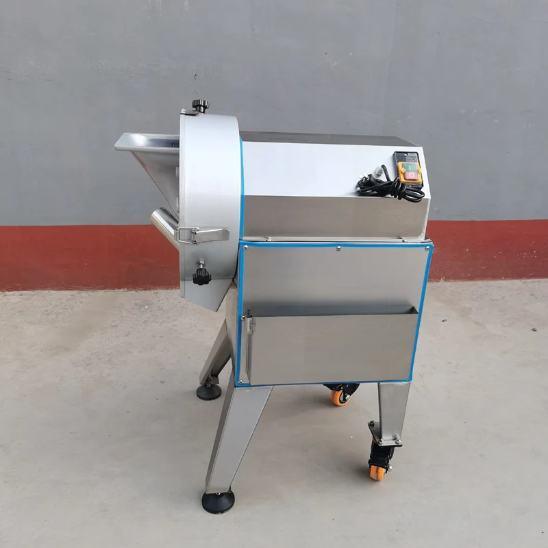 Commercial shredding machine for cutting leek, pickled cabbage, pepper, electric slicer, multifunctional vegetable cutting machi