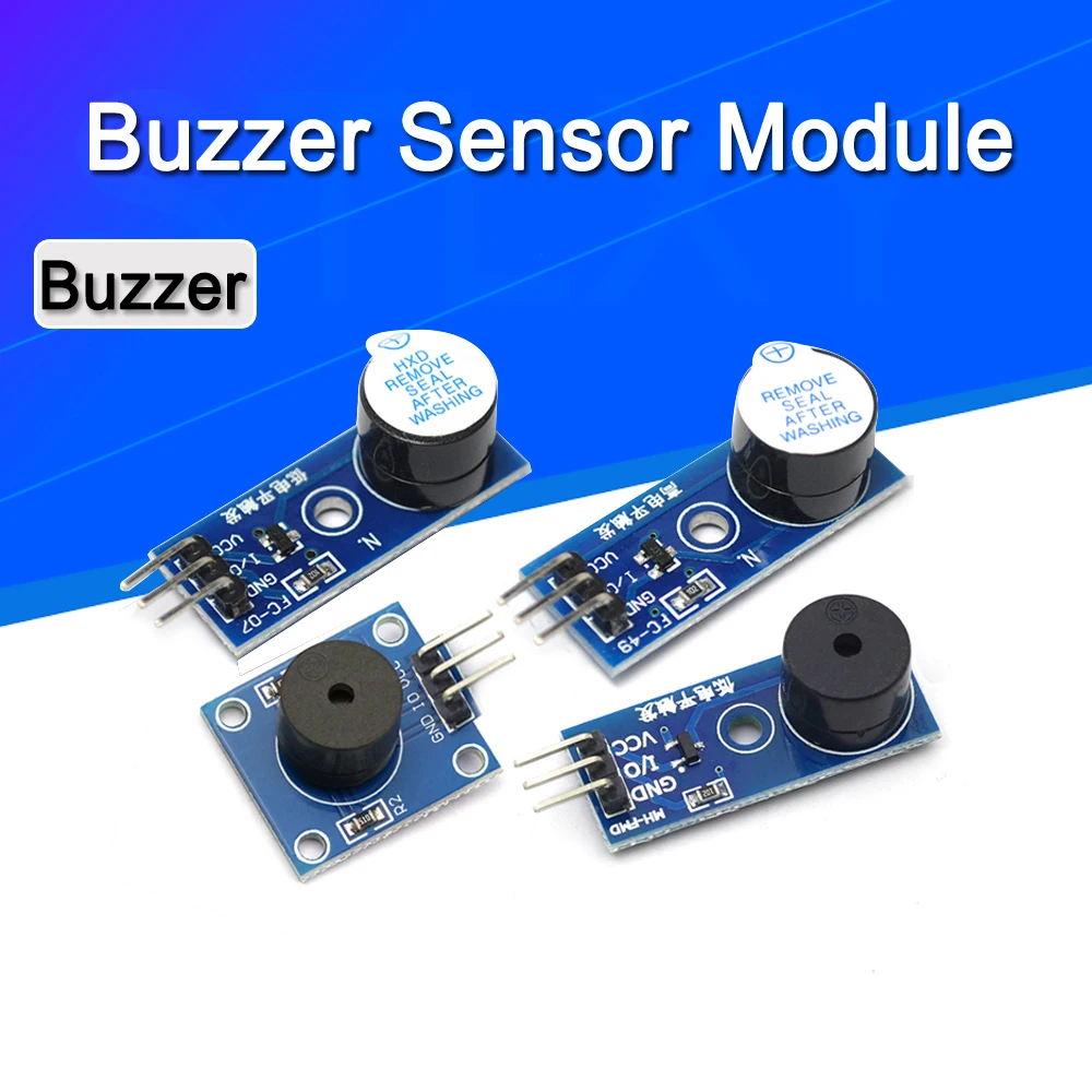 Stlxy Active Buzzer Modul Passive High/Low Level Trigger Buzzer Control Panel Sound Sensor Smart Car