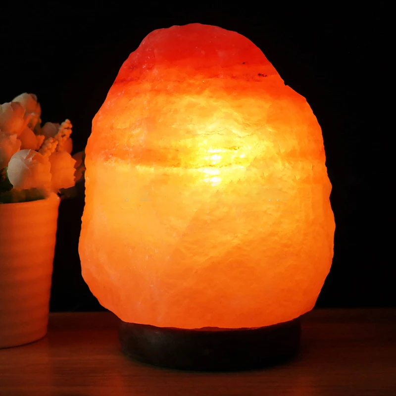 Himalayan Natural Ionic Rock Crystal Salt Night Lamp 1-2kg 5-6inch