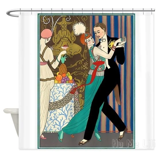 Barbier Tango Romance Design Bathroom Partition Curtain Home Accessories