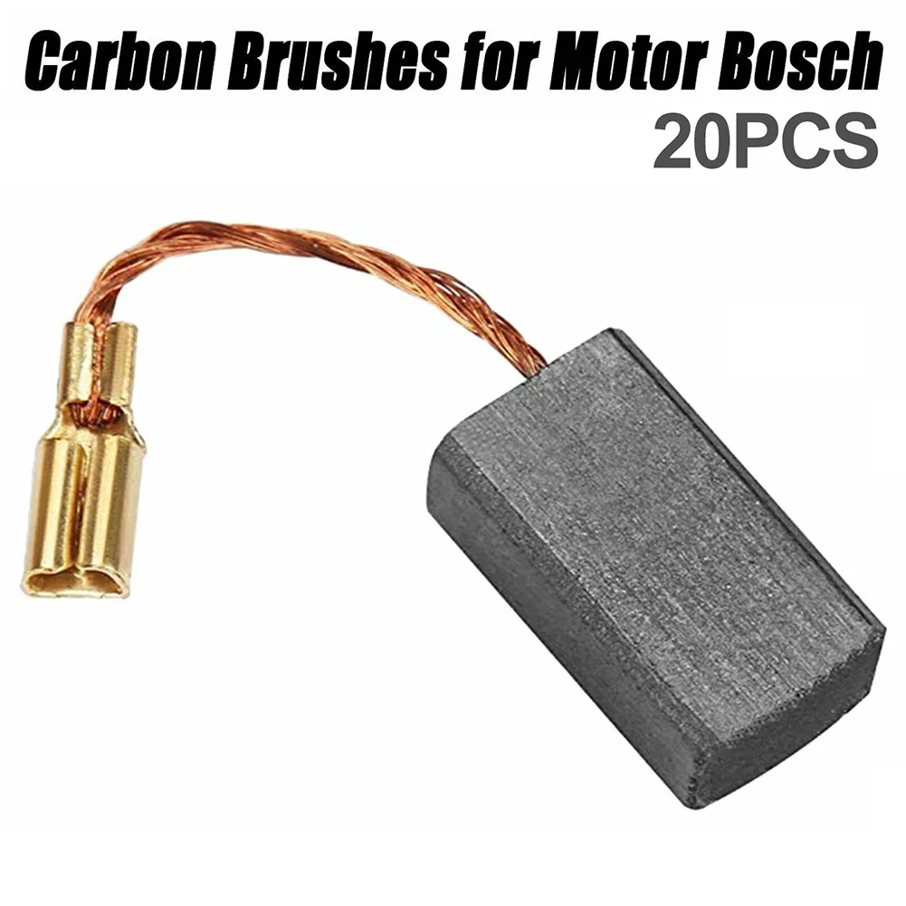 Imagem -04 - Escova de Carbono para Bosch Hitachi Angle Grinder Furadeira Elétrica Peça Circular 15x8x5 mm 20 Pcs
