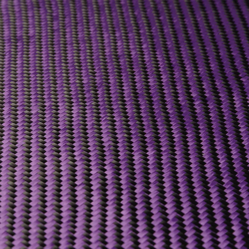 Carbon Aramid Fiber Hybrid Fabric Cloth 3K Carbon Fiber Aramid Fiber 190gsm 0.2mm Thickness