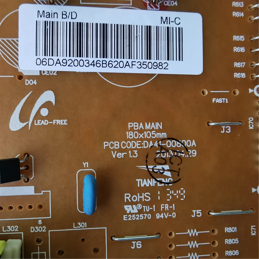 Good-working For  Refrigerator BCD-301WMQISRH computer board power module DA92-00346B DA41-00800A Inverter main board