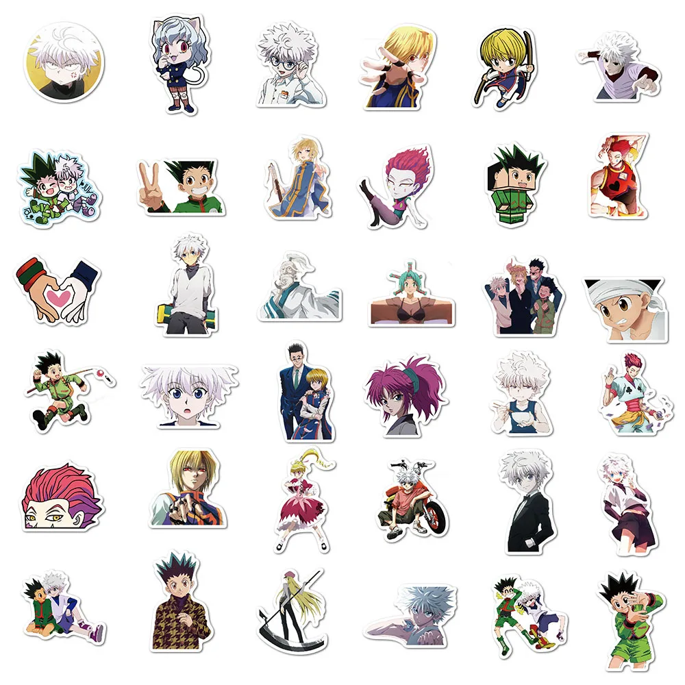 HUNTERxHUNTER Comic Japanese Anime Stickers GON FREECSS Killua Zoldyck DIY Scrapbooking Dary Planner Journal Stationery Sticker