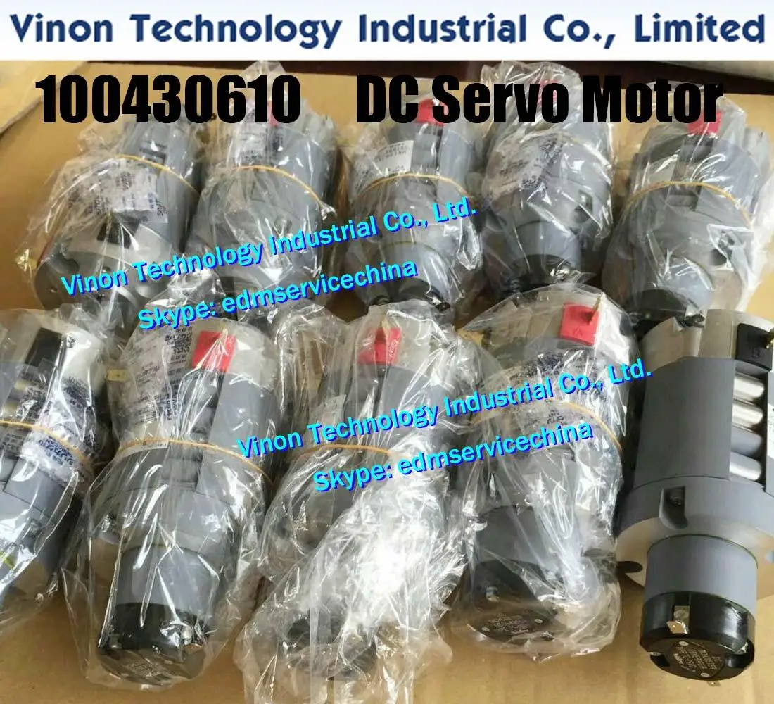 DC Servo Motor UGTMEM-03LB27SR TG-7SVC 22.5V/4.5A with Carbon Brushes Set Charmille 100430610,100.430.610 for Robofil 240