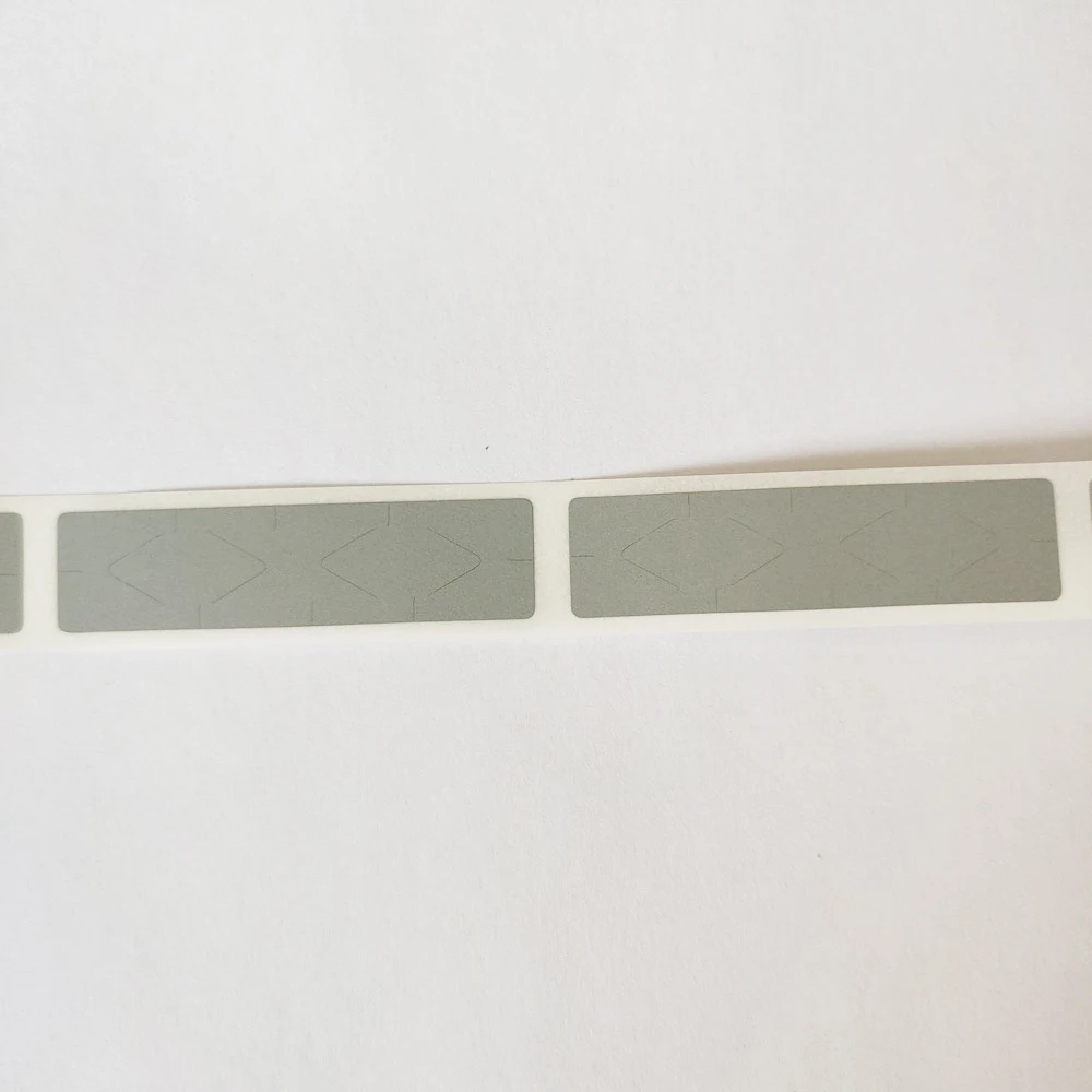 1000pcs 10x40mm Grey Silver Adhesive SCRATCH OFF Label STICKER DIY Manual Tape Hand Made Scratched Stripe Card Film