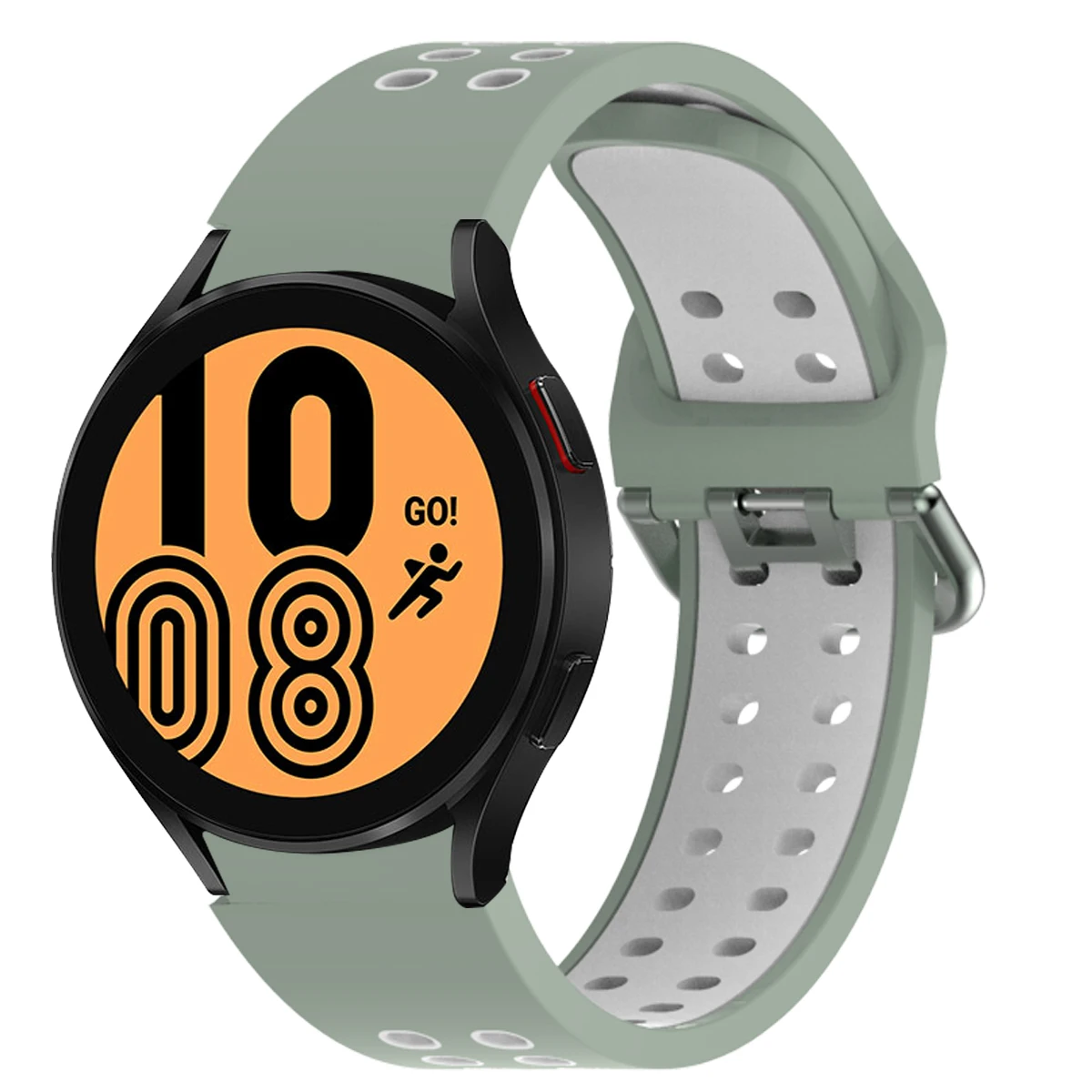 สายนาฬิกาซิลิโคนสําหรับ Samsung Galaxy Watch 5 4 40/44 มม.Watch5 Pro 45 มม.Watch4 คลาสสิก 42/46 มม.สร้อยข้อมือกีฬา WatchBand