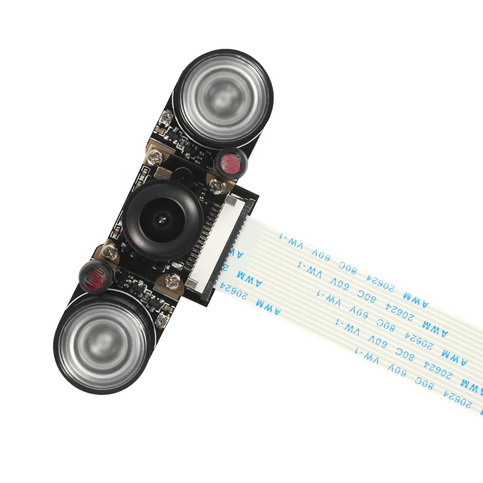 Raspberry Pi 4 Nachtzicht Fisheye Camera 5MP OV5647 130 Graden Focal Verstelbare Camera + Case Voor Raspberry Pi 3 model B Plus