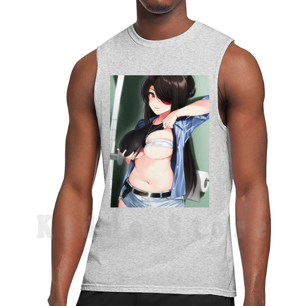 Beidou Tease Tank Tops Vest Sleeveless Anime Feet Manga Waifu Weeb Japanese Kawaii Japan Aesthetic Ecchi Nsfw Girls