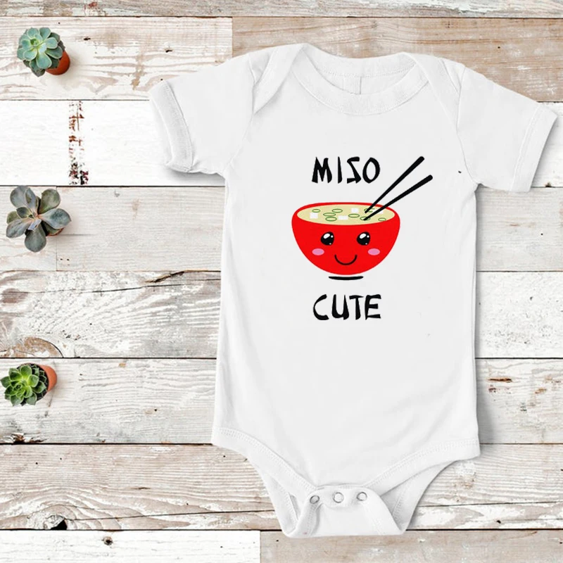 Baby Shower Gift Boy Clothes Matching Family Outfits 2022 Summer Funny Sushi Shirts Hipster Baby Print T-Shirts Cotton