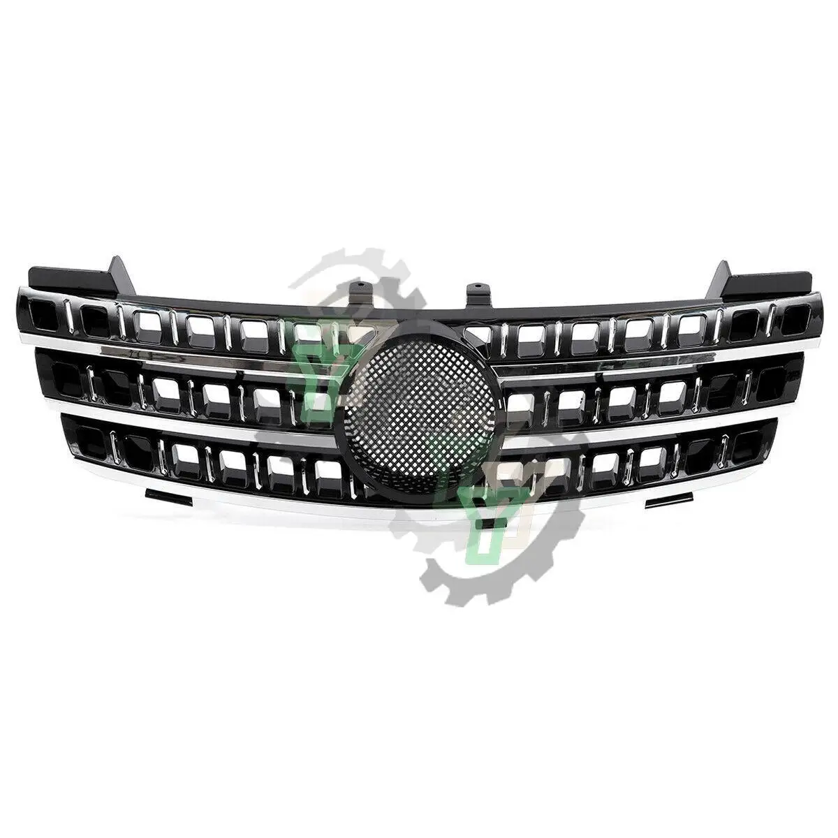 Car Front Bumper Grille Upper racing Grill For Mercedes-Benz ML-Class W164 ML320 ML350 ML550 2005 2006 2007 2008（With Emblem)