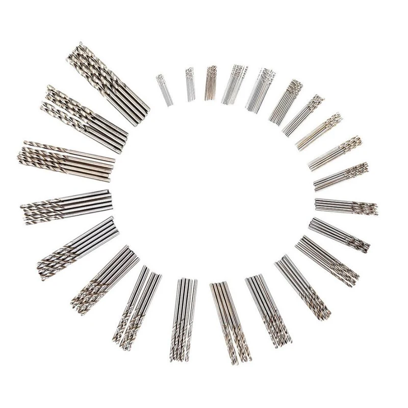 150PCS HSS Twist Drill Bits Set 0.4-3.2mm  High Speed Steel Drill Bit Set Hole Opener Metal Reamer Tools For Drilling Metal