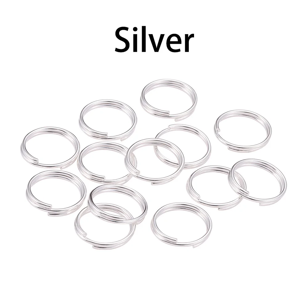 20-200 Teile/beutel 4-25mm Offene Binderinge Doppel Schleifen Split Ringe Anschlüsse Für Diy Schmuck Machen Erkenntnisse zubehör Liefert