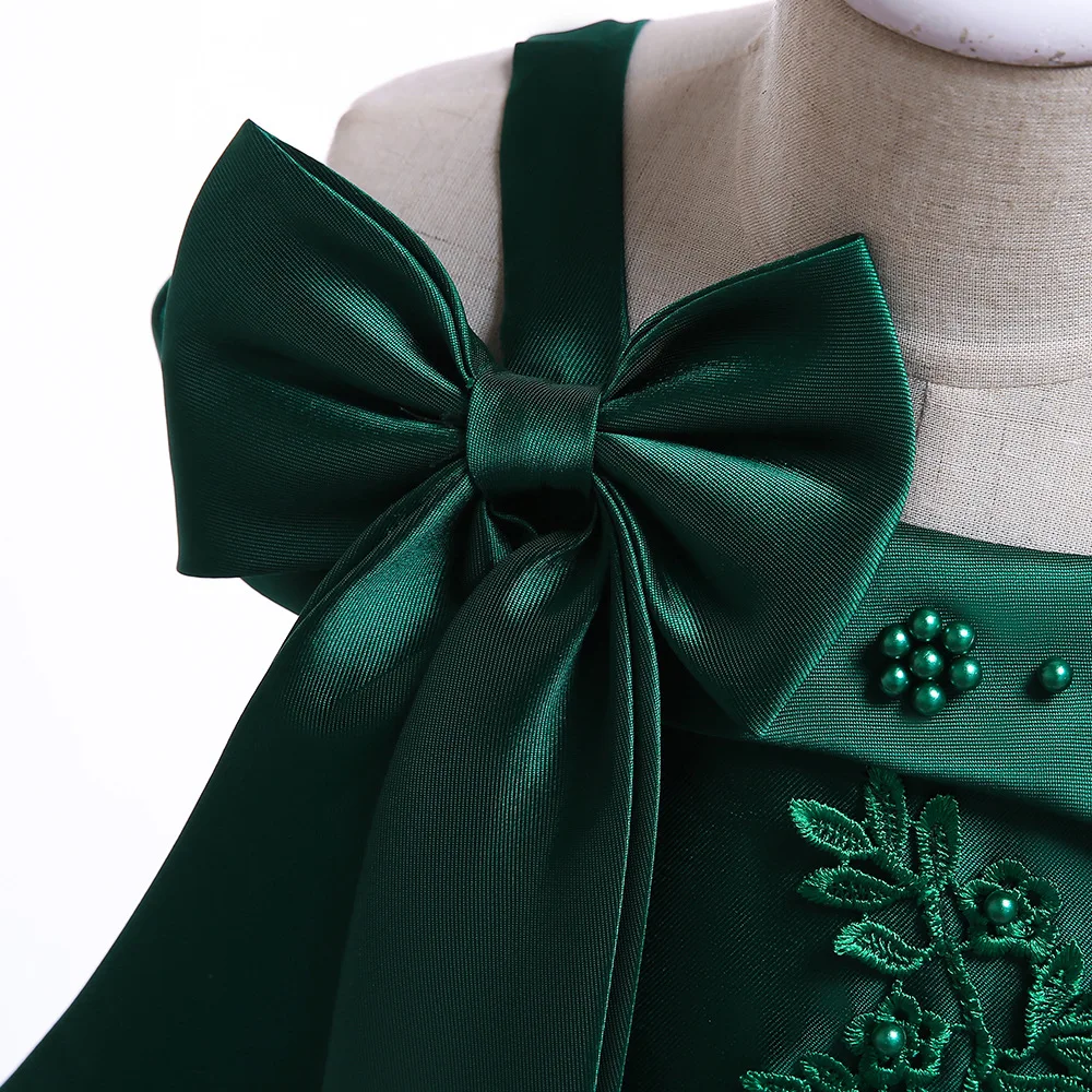 Flower Girls Dress Princess Wedding Party Dresses Children Kids Prom Gown Vestidos Formal Baby Christmas Children Clothing