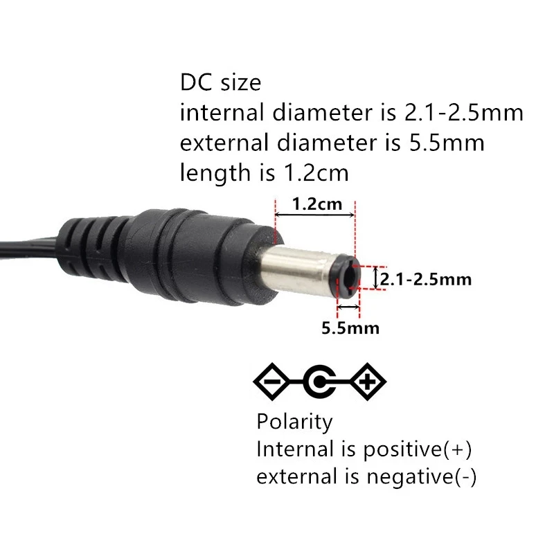 6.5V 1.5A 2A 2.5A 3A Universal AC DC Power Supply Adapter Wall Adaptor 6.5 V Volt Switching Adaptador Converter 5.5*2.5mm Plug