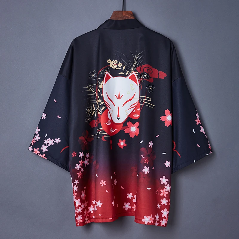 Sommer Frau Traditionellen Kimonos Cosplay Haori Kimono Strand Frauen Japanischen Sakura Yukata Weibliche Asiatische Kleidung Strickjacke Hemd