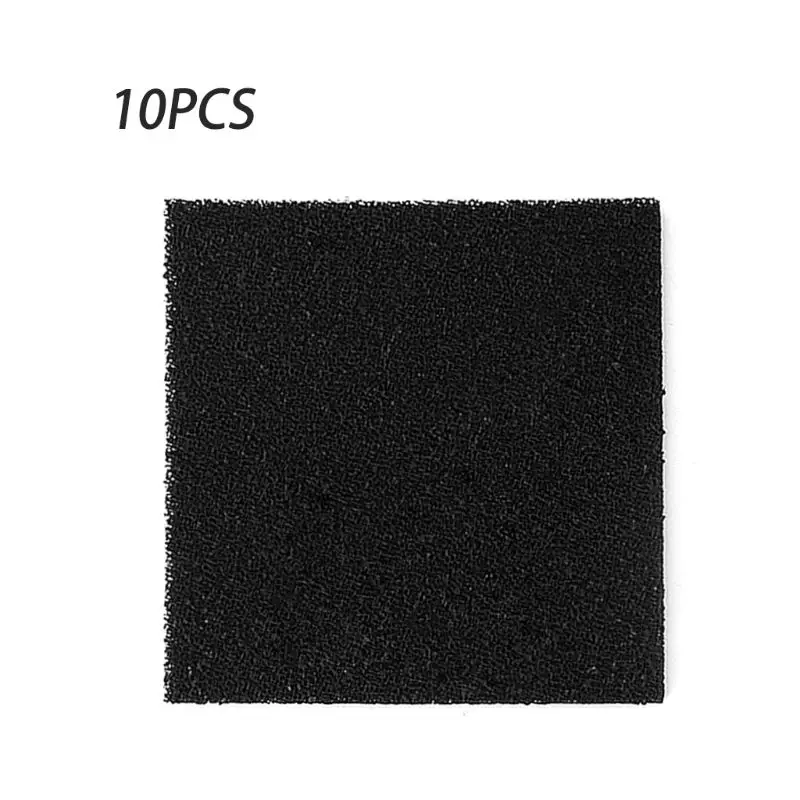 10pcs High Density Activated Carbon Foam Black Filter Solder Smoke Absorber ESD Fume Extractor 13cm for Air Filtration Tools