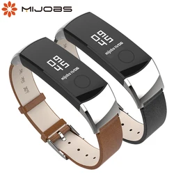 Correa de cuero para Honor Band 5, pulsera de cuero para Huawei Honor Band 5, accesorios para Honor Band 5