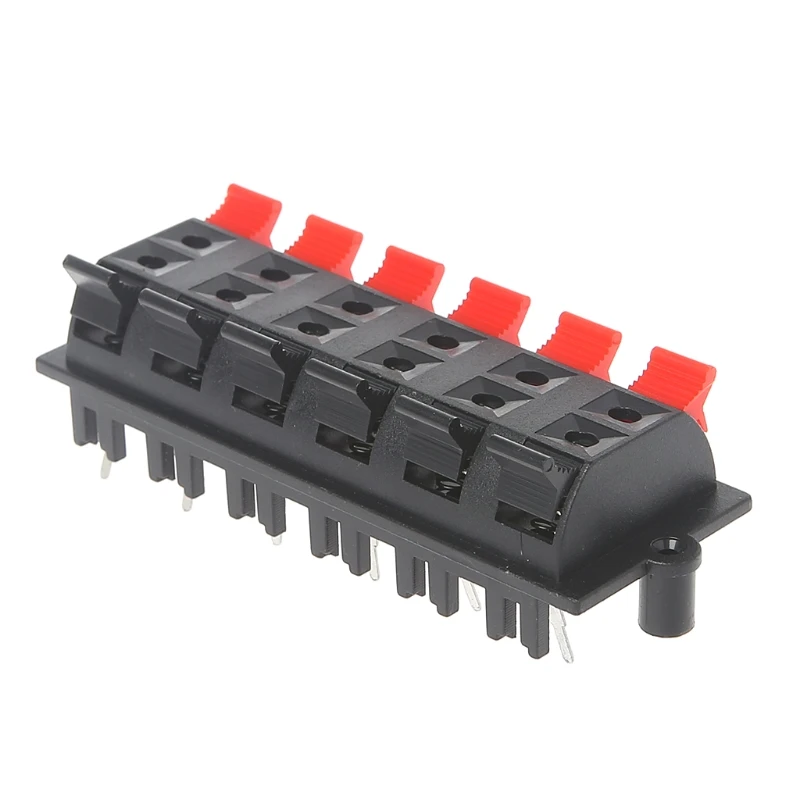 

Plastic and Metal Low Noise Speaker Terminal Strip Block Ac 50v 3A Rated Load Terminal Accurate Resistance Block