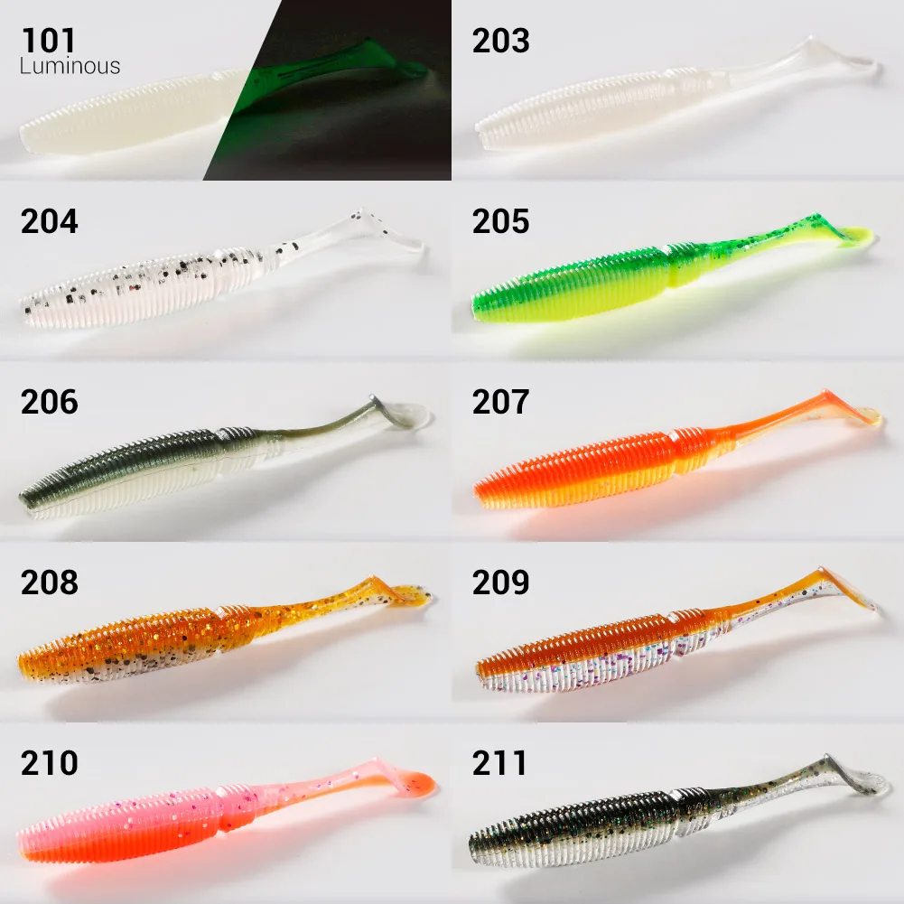 Noeby miękka przynęta 17.5cm, 15cm 10cm silikonowe przynęty duży Shad ogon łopatki jazdy Minnow sztuczne woblery sprzęt do wędkarstwa morskiego