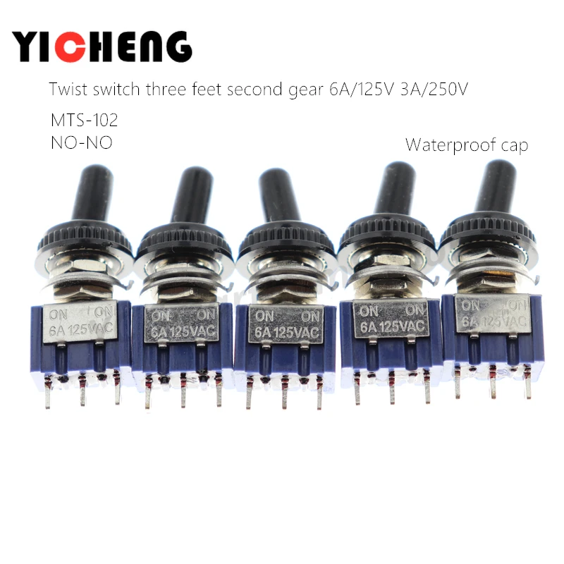 5 قطعة spdt زر dpdt تبديل التبديل الروك التبديل تبديل ماء كاب زر دفع زر التبديل