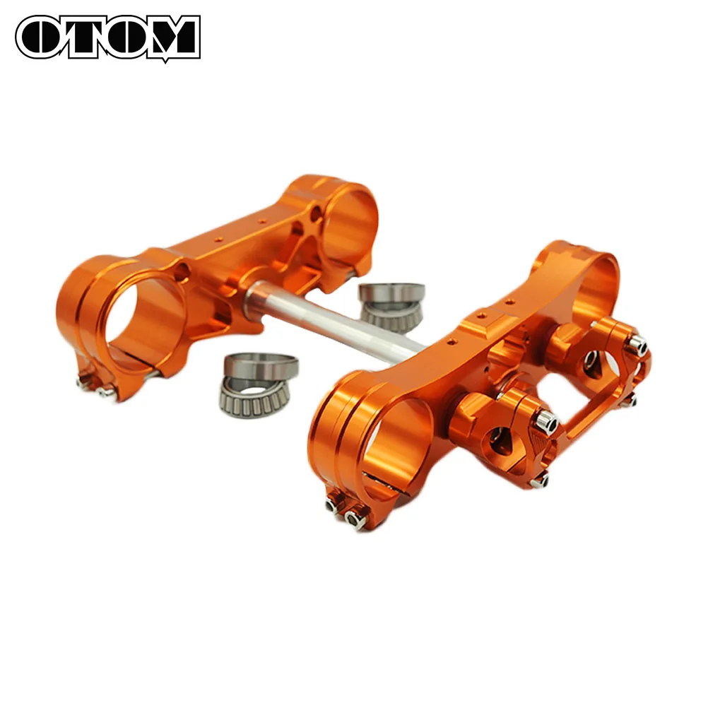 OTOM New Motorcycle Triple Clamps Steering Stem And Handlebar Bar Riser Mount For KTM EXC SX XCFW Husqvarna FC TC FX 125 250 450