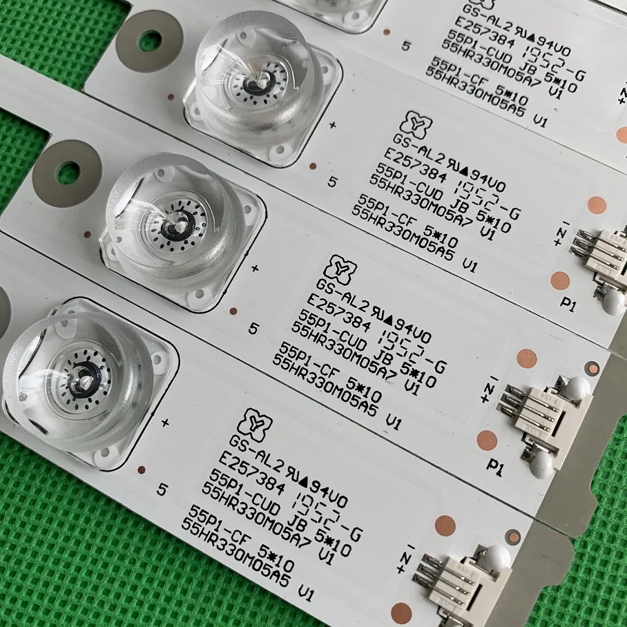 Bande de rétroéclairage LED 10 pièces/ensemble 5LED pour CD9W18 HR4 V1