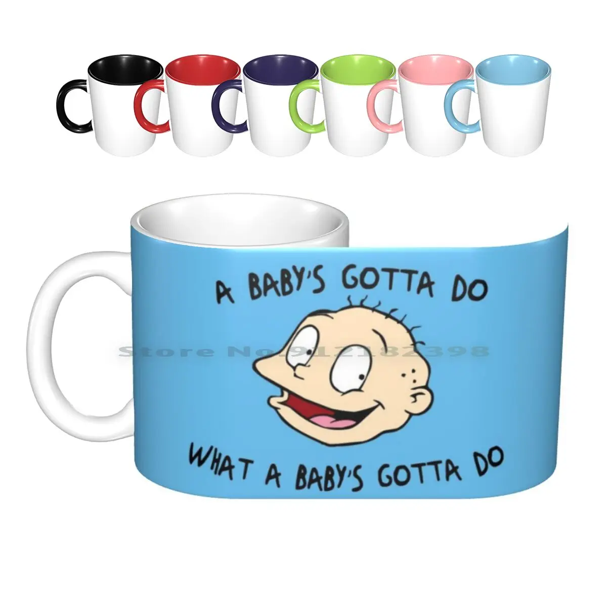 A Baby's Gotta Do What A Baby's Gotta Do Ceramic Mugs Coffee Cups Milk Tea Mug Reptar Angelica Phil Lil Chuckie Pickles Chuckie