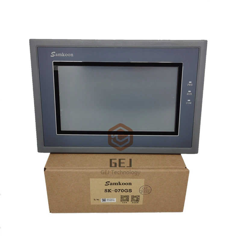 

7 Inch SK-070GS Samkoon DC 24V 800*480 Resolution with Ethernet Touch Screen HMI