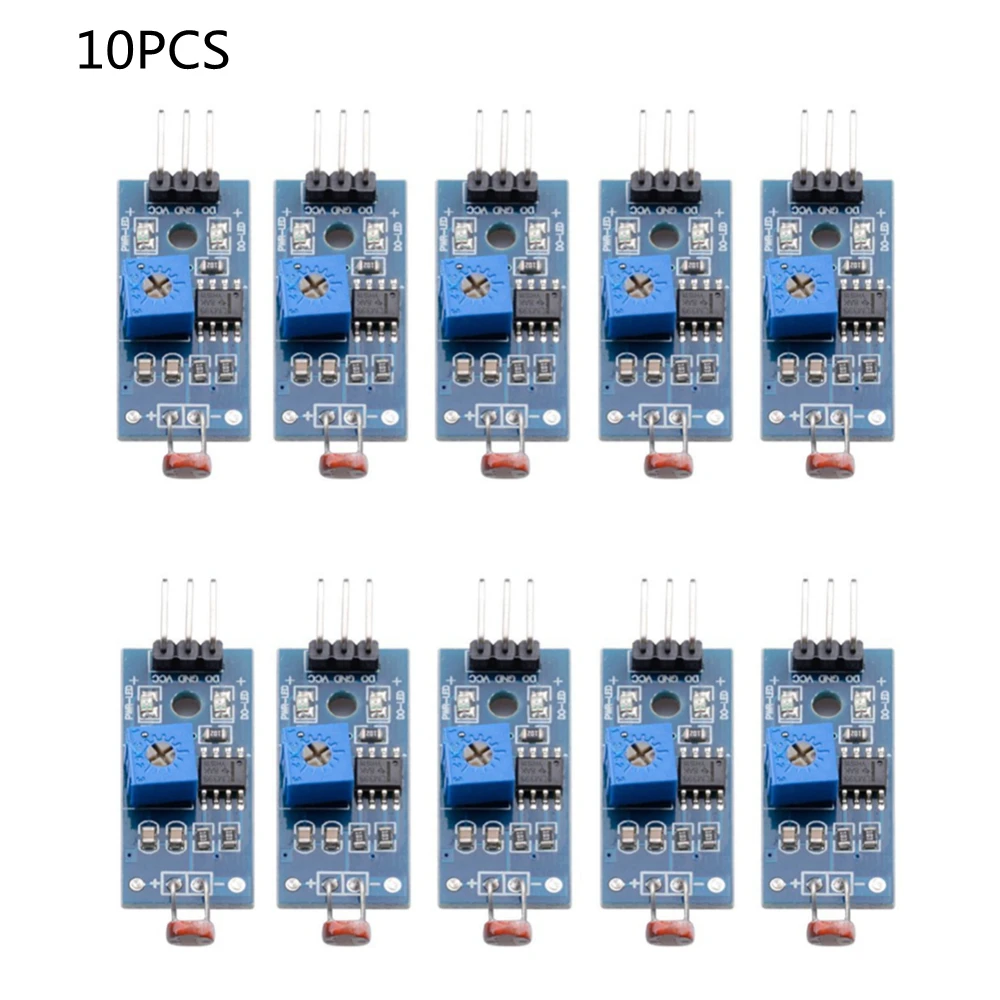 

10PCS Photoresistor module Digital Light Intensity Detection Photosensitive Sensor Module for Arduino UNO