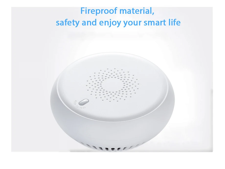 Tuya Smart Zigbee 3.0 Fire Alarm Smoke Detector Smart Home System 2.4GHz High Sensitivity Safety Prevention Smoke Sensor