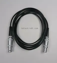 10pcs ultrasonic Cable compatible with style LEMO 1 to LEMO-1 cable for flaw detector,Equivalent PKLL 2