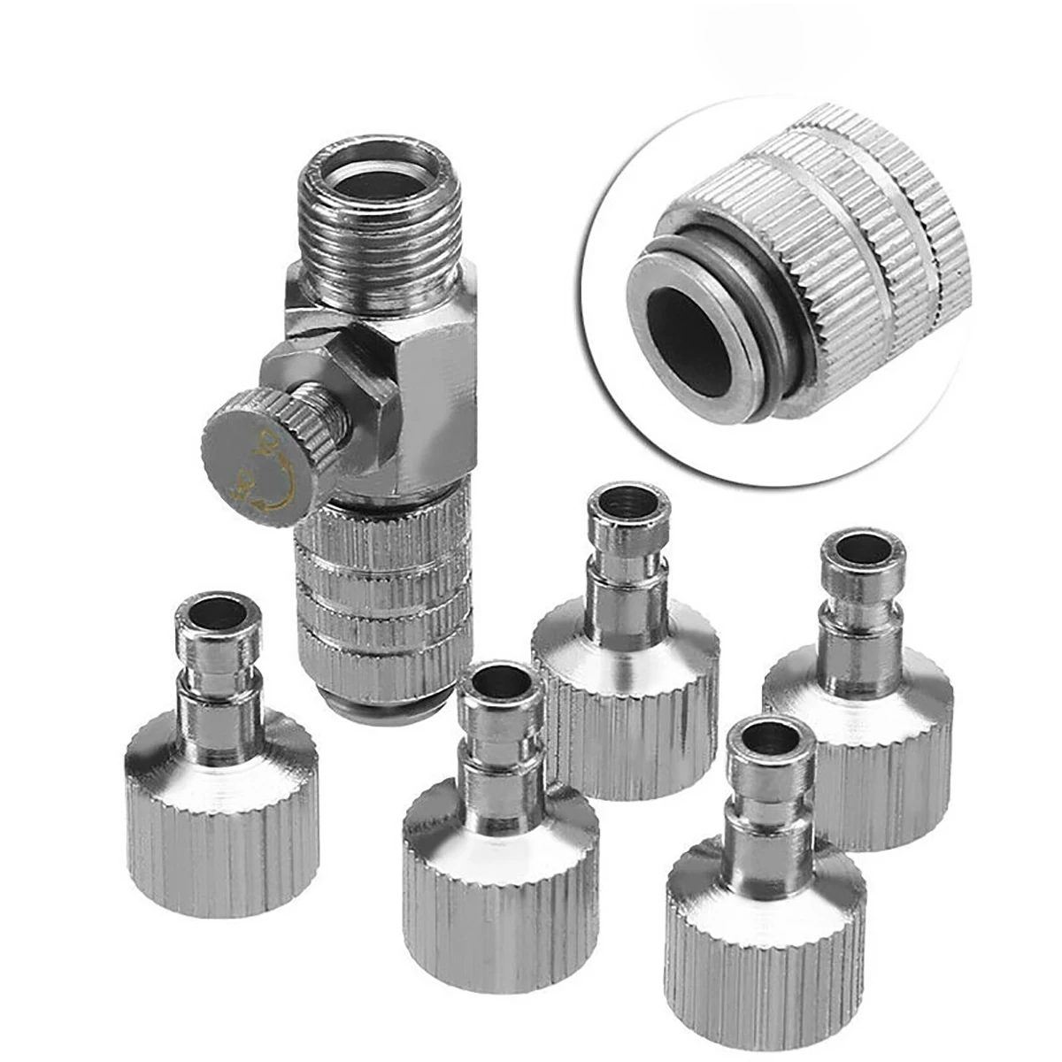 Air Brush Quick Release Coupling Disconnect Adapter 1/8\